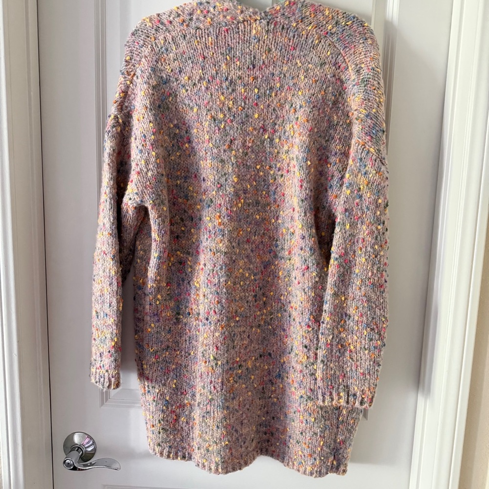 NWOT • Sienna Sky Colorful Confetti Chunky Knit Cardigan - Picture 7 of 7
